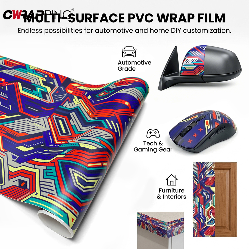 Accessories Tech Pack - Vinyl Wrap Film Retro Cyber Tech