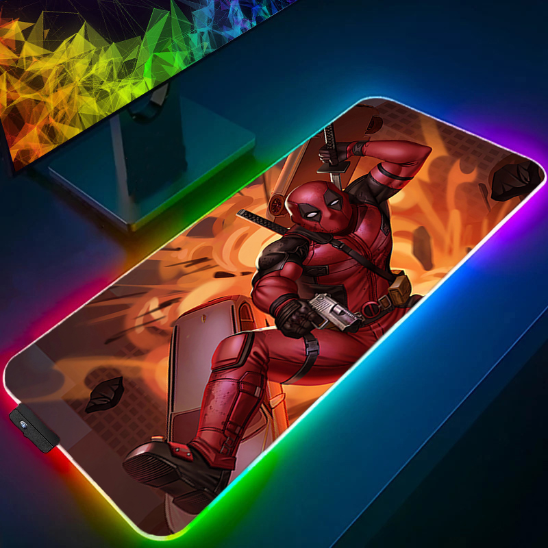 LED Mouse Pad Gaming Backlight - Tech Accessories Pc ulasan dan harga
