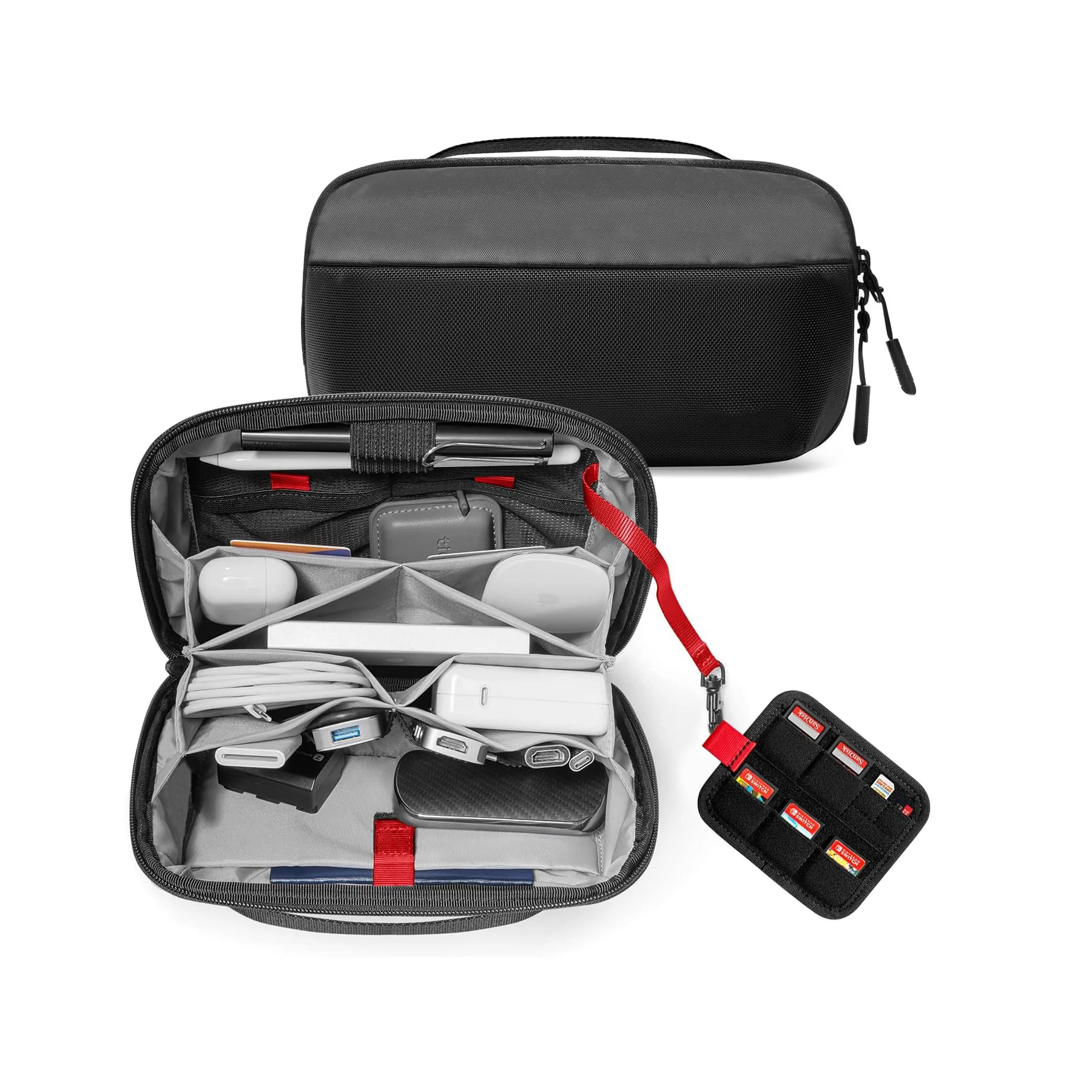 Travel Tech Organizer Pouch, W - Tech Accessories Travel Case ulasan dan harga