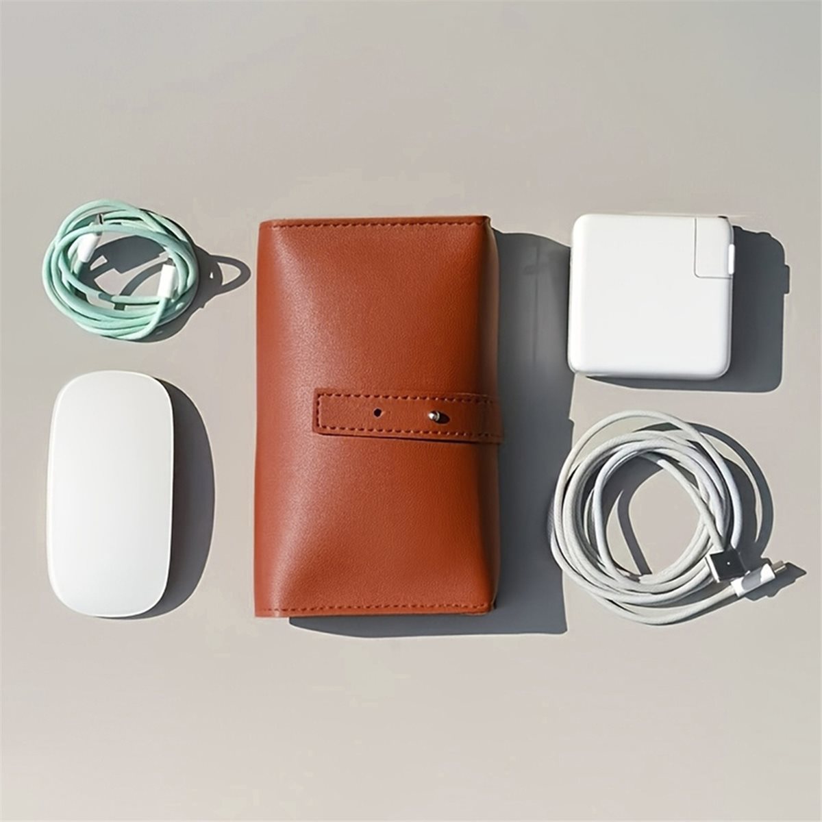 AA1994 Superior PU Multi-Compa - Tech Accessories Travel Case ulasan dan harga