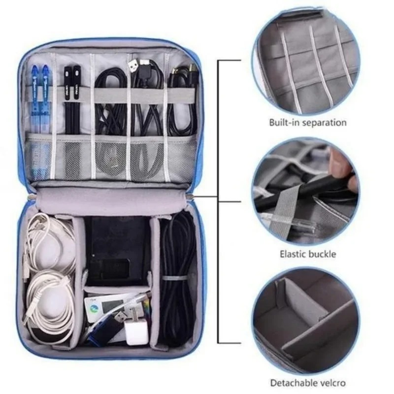 Electronics Organizer Travel C - Tech Accessories Travel Case ulasan dan harga