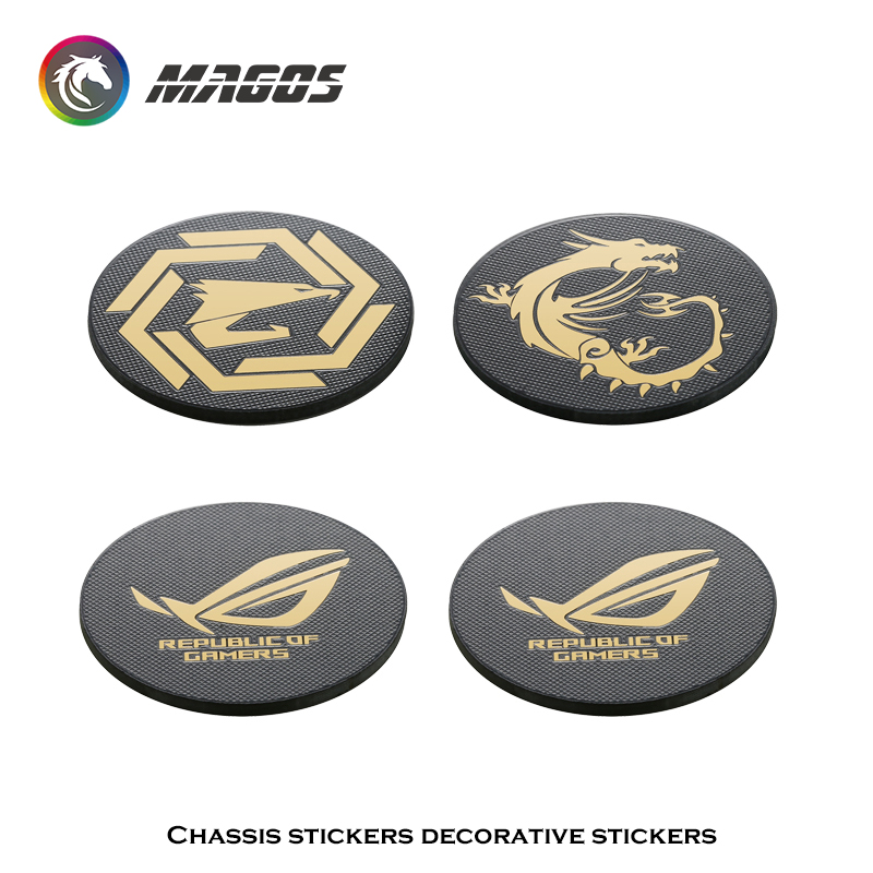 Computer Case Fan Metal Sticke - Tech Accessories Pc ulasan dan harga