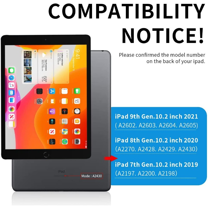 For Apple iPad 10.2 7th 8th 9t - Pen Holder Magnetic ulasan dan harga