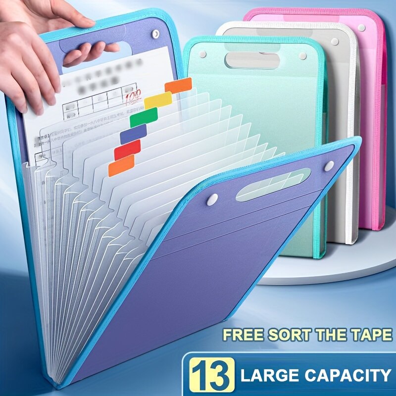 13 Pocket File Folders Portabl - Document Scanner Portable ulasan dan harga
