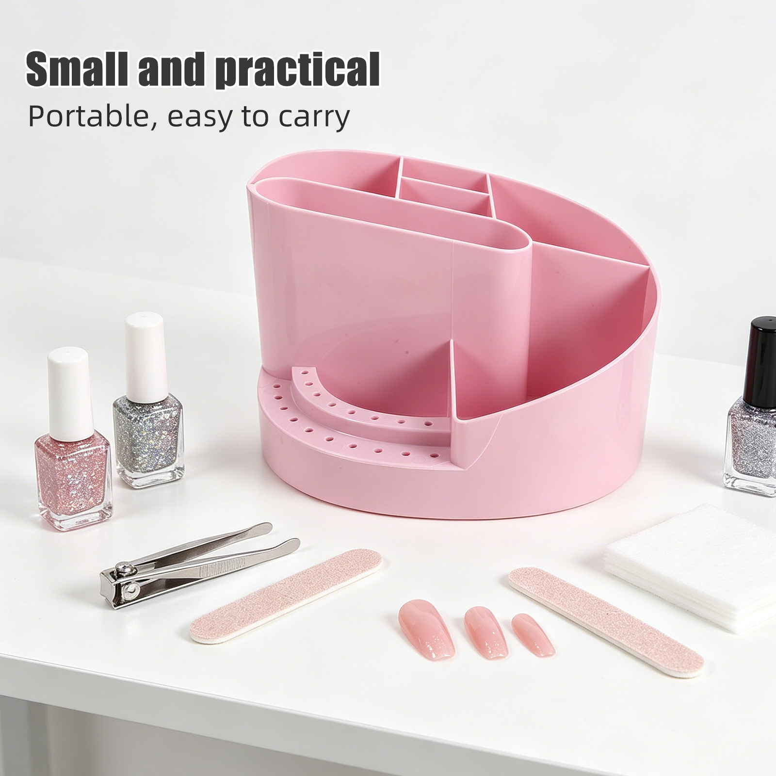Nail Organizer Storage Box 7 C - Tech Accessories Case ulasan dan harga