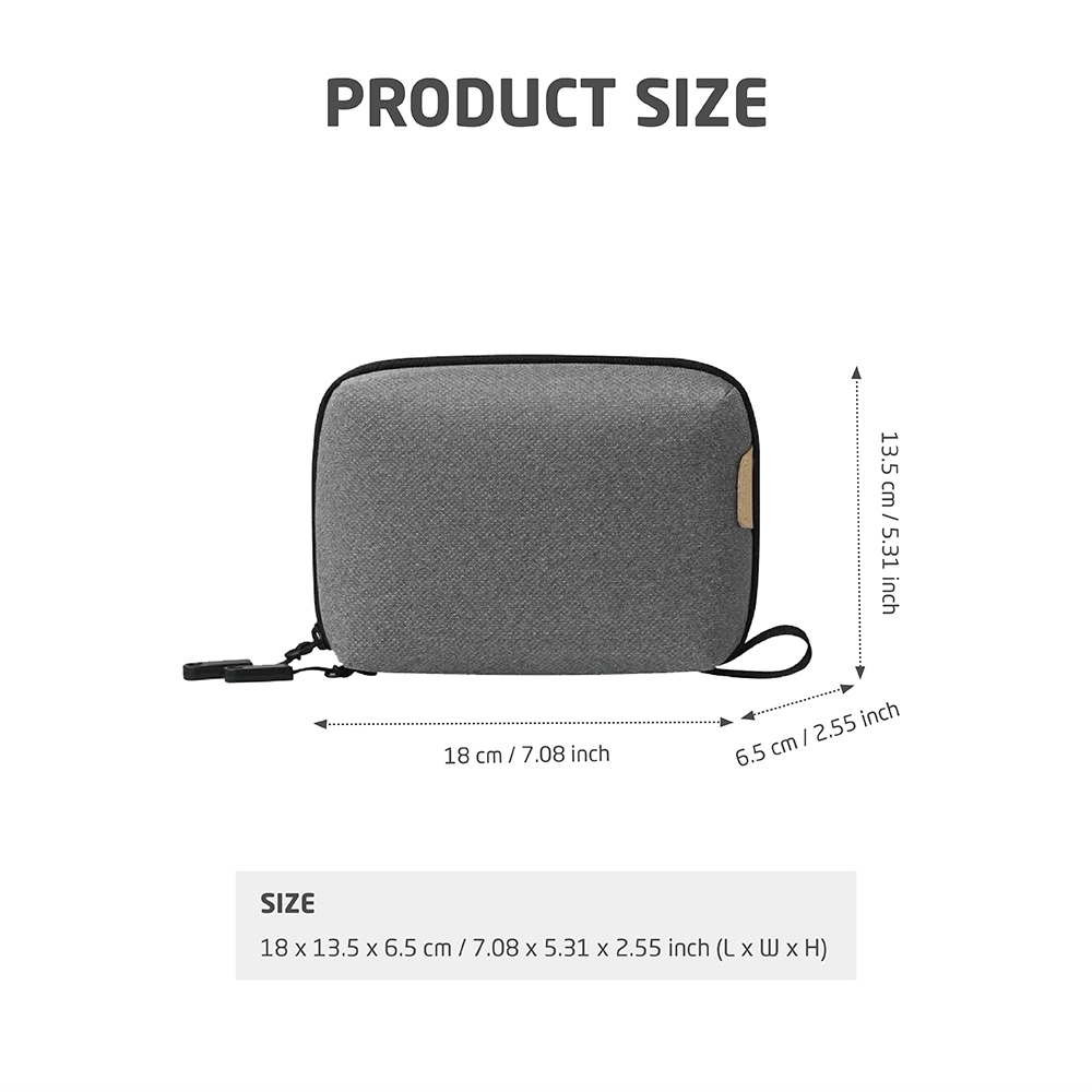 Large Capacity Tech Organizer  - Tech Accessories Travel Case ulasan dan harga