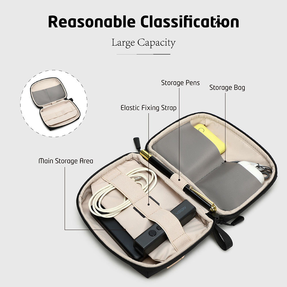 Large Capacity Tech Organizer  - Tech Accessories Travel Case ulasan dan harga