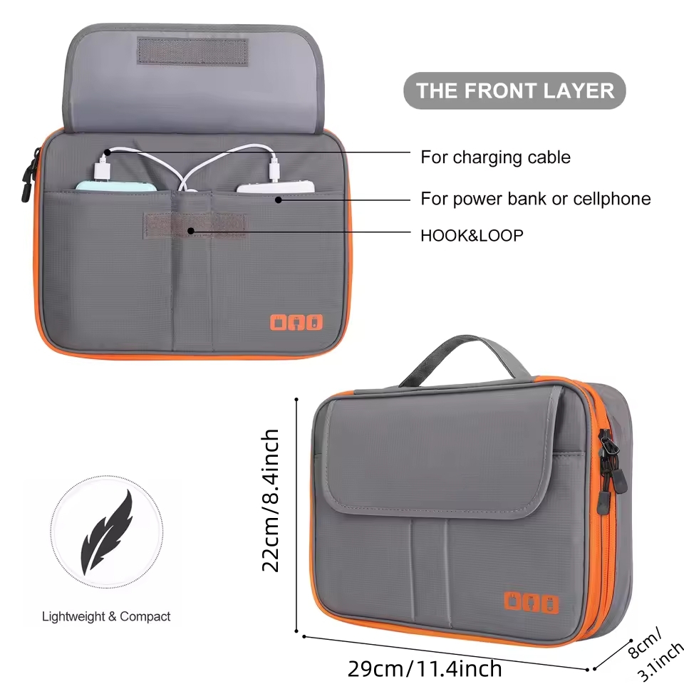 Travel Double Layer Digital St - Tech Accessories Case ulasan dan harga
