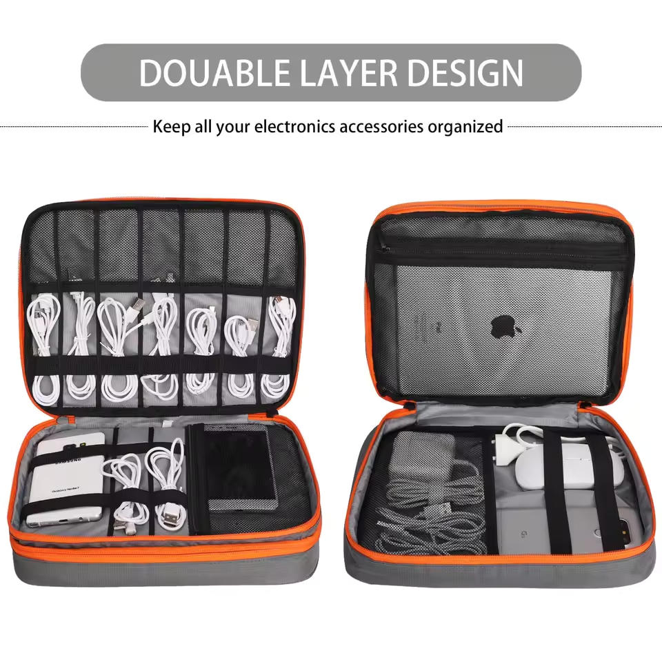 Travel Double Layer Digital St - Tech Accessories Case ulasan dan harga