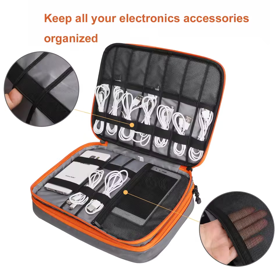 Travel Double Layer Digital St - Tech Accessories Case ulasan dan harga
