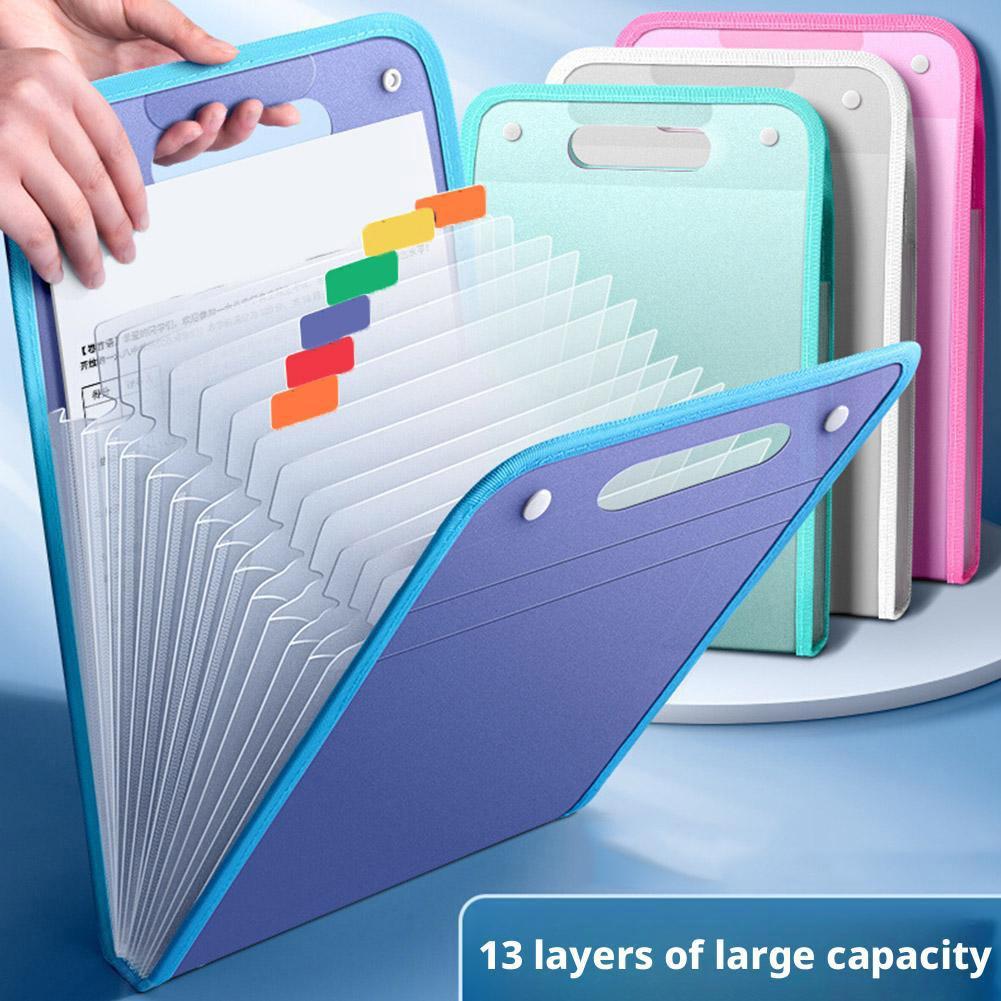 13 Pocket File Folders Portabl - Document Scanner Portable ulasan dan harga